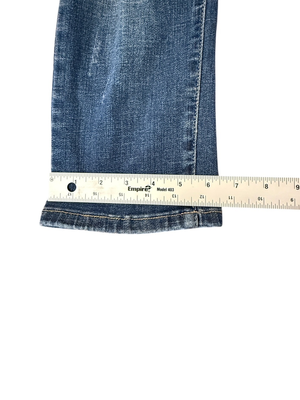Judy Blue Capri Fit Distressed Stretch Denim Capri Jeans Women’s Size 11/30 - Picture 13 of 13